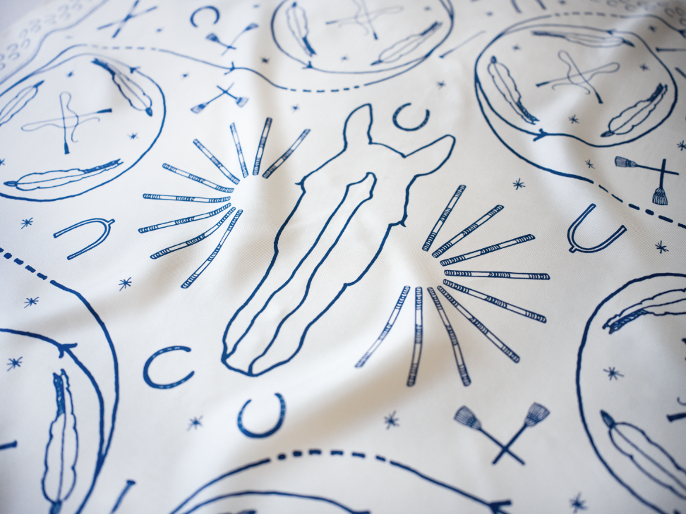 Sidenscarf 80 cm