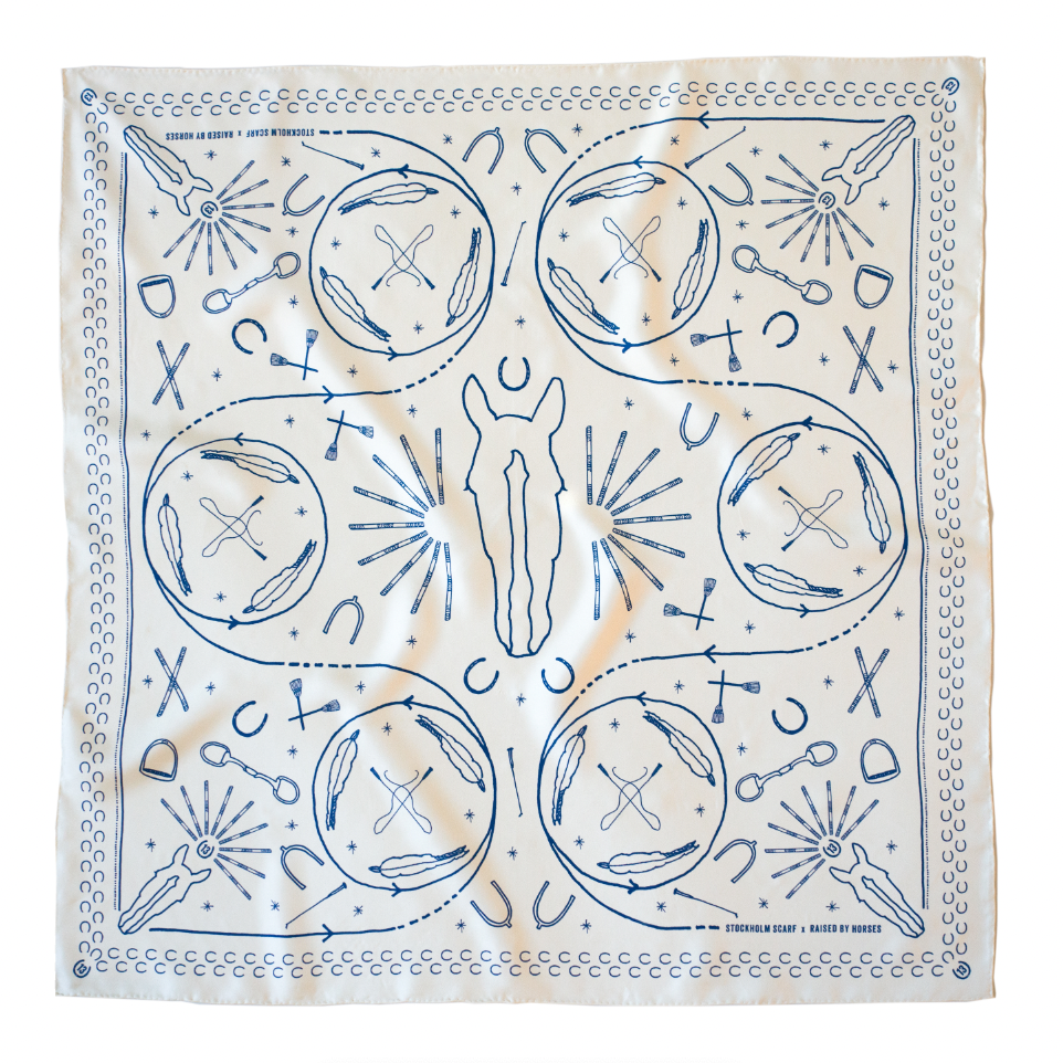 Sidenscarf 80 cm