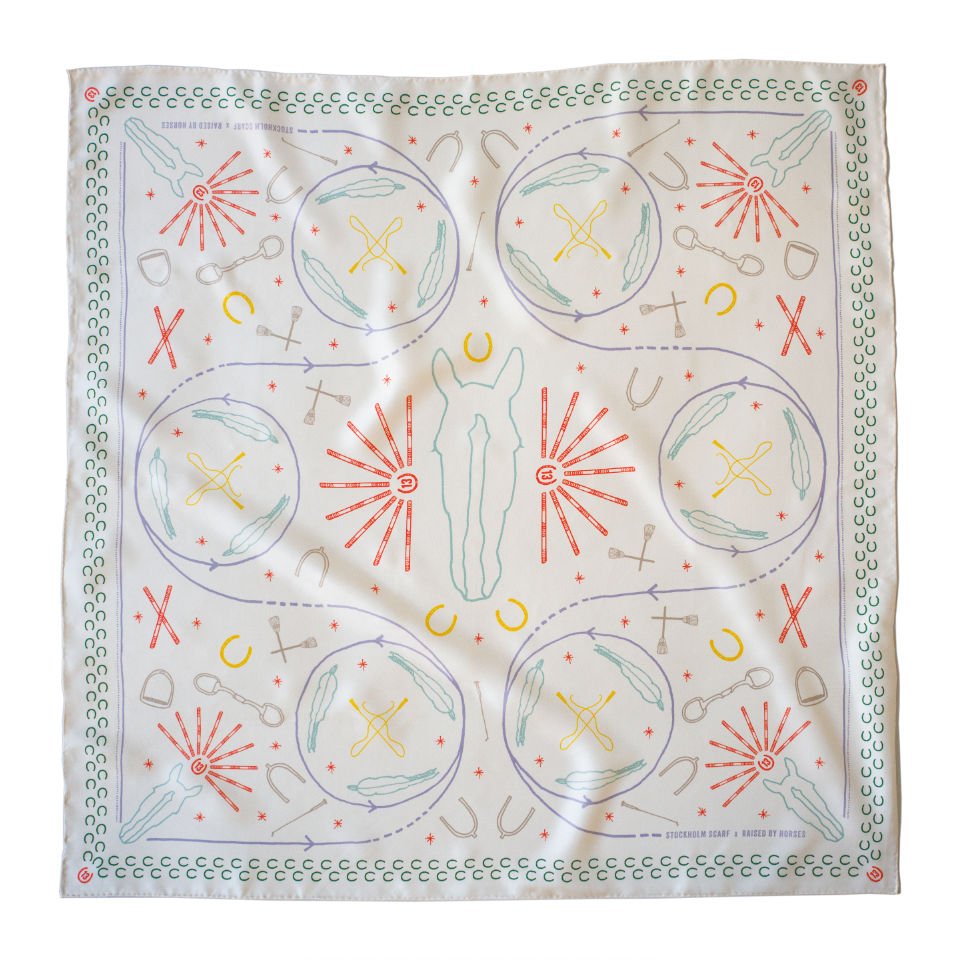 Sidenscarf 80 cm